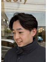 メンズギフト(men's GIFT)&nbsp;センターパートマッシュ刈り上げショートツーブロック