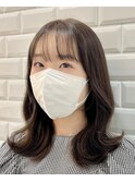 【アッシュベージュ×くびれミディアム】＊rina＊