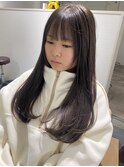 ラベンダーグレージュ/髪質改善カラー