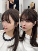 アマトウキョウスマートサロン(AMA TOKYO×Smart Salon)&nbsp;くびれミディ/トレンド韓国ヘア/くびれ巻き/レイヤーカット