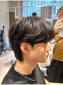 フェザーパーマメンズパーマカルマパーマ韓国ヘア