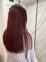 ネウィ 調布(newi)&nbsp;ロングレイヤーカット/美髪スタイル/ピンクカラー