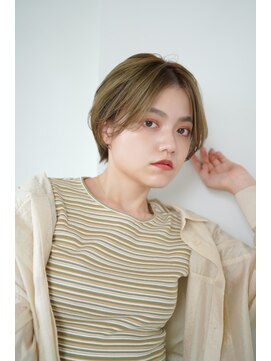 エニイ(ANY) ハンサムショート×オリーブカラー