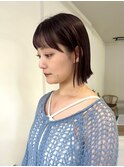 暖色ボブ