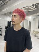 個性派オシャレ感◎メンズピンク