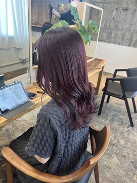 サイ(sai) 【江幡担当】大人のワインレッドカラー