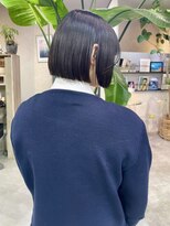 ザ パス 警固店(the path)&nbsp;酸性ストレートでアイロンいらずのコンパクトボブ