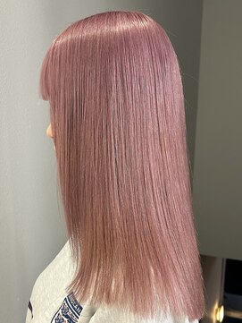 プネル(punel) のあピンクカラー ピンクベージュ ケアブリーチ