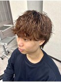 大人メンズに人気の柔らか質感シャドウパーマ