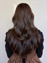 アルバム 銀座(ALBUM GINZA)&nbsp;顔周りレイヤーロング韓国ヘアダークアッシュ_ba576651