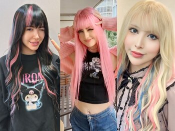 ヘアーエクステンド エフ 渋谷(f)の写真/【渋谷駅2分】海外からのお客様も多く来店されるほどのカラークオリティ！憧れの海外スタイルに☆