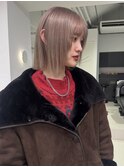 イメチェンラベンダーボブ[表参道ダブルカラーケアブリーチ]