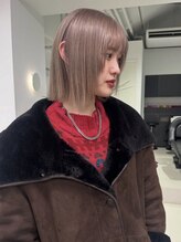 ロマリア ヒルズ 表参道 原宿(Lomalia HILLS)&nbsp;似合わせカットラベンダーボブ[表参道ダブルカラーケアブリーチ]