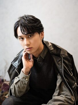 アトラクト バイ ラック 津田沼(Attract by LUCK) フェザーショート/津田沼/メンズパーマ/メンズ/ブリーチ