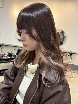 ラック 津田沼(LUCK) イヤリングカラー/津田沼/韓国ボブ/ケアブリーチ/似合わせカット