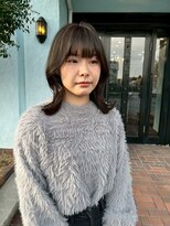 ドクターズサロン レラパール&nbsp;くびれミディアム/前髪/ダークブラウン/ダークアッシュ/10代20代