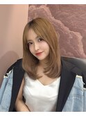 韓国レイヤー/韓国風/ボブ/髪質改善/黒髪/ブリーチなし〔池袋〕