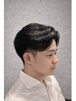 ワンワンオー バーバーショップ 長浜店(@110 BARBER SHOP)&nbsp;アップバング・ニュアンスショートで創る、デキる男の余裕