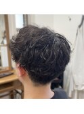無造作スパイラル×ツーブロック