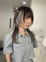 イリス 心斎橋(.elice)&nbsp;ショートウルフハイライトマッシュウルフシースルーマッシュ