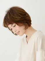 アース 妙典店(HAIR&MAKE EARTH) 大人かわいい♪オン眉×美人ショートボブ