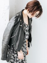 フィルムス 銀座(FILMS) レイヤーカット/デザインカラー/ウェットヘア/オリーブベージュ