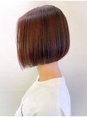 シンプルボブ×ローライト☆前下がり