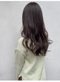 アッシュグレー_マロンベージュ Aラインボブ かきあげ