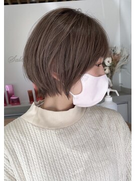 サロンドミルク 新百合ヶ丘店(salon de MiLK) 丸み大人可愛いショート［新百合ヶ丘］