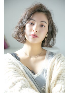 ロンド エスポワール 錦糸町(Lond espoir) 【副店長シバタ】ふわっとミニボブっ!かきあげバング☆