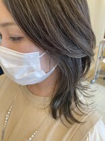 ヘアメイク アージュ 大野城 下大利店(HAIR MAKE age) くびれヘア×韓国風レイヤースタイル　20代30代40代