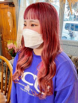 ユイマァル 倉敷(YUIMARL) 黒染め履歴あり!派手髪ピンク
