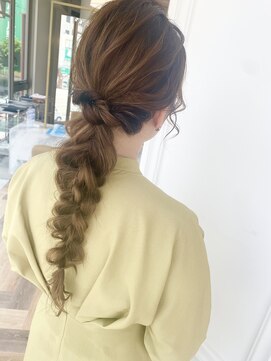 ウィル 野田阪神店(WiLL) 【中野ヘアセット】ゆるふわ編みおろし