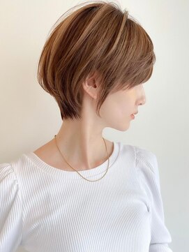 ロンドエニカ 大宮(Lond enika) 切りっぱなしボブエアリーロング美髪ピンクブラウン[大宮]