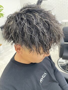 プロップ(PROP) ツイストパーマ×シルバーベージュハイライト