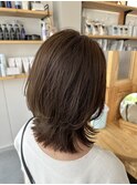 #くびれヘアー #透明感カラー #大人ガーリー