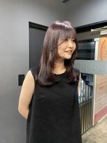 ボアップ 松山店(boappu) #レイヤーカット#レッドブラウン