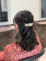 ビジョルノ つくばみどりの店(Begiorno)&nbsp;20代30代ゆるふわ♪お呼ばれ大人っぽねじり編みハーフアップヘア