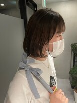 ヴォロ 佐賀(VoLo)&nbsp;切りっぱなしボブ/美髪/ピンクブラウン[佐賀駅]