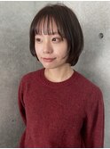 スタンダードなショートボブ(田岡)