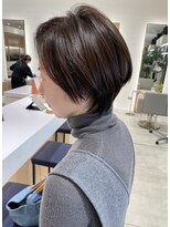 ステアケース 武蔵小杉店(stair:case)&nbsp;大人くびれショート/白髪ぼかしハイライト/髪質改善30代40代50代