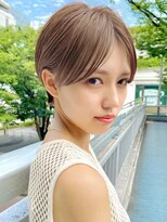 ロシェ 横浜店(loche)&nbsp;オリーブベージュ　ウェットヘア×前髪縮毛矯正×横浜