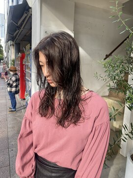 シアン 矢場町店(CYAN.) 自然乾燥で決まるウェーブパーマ