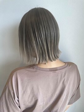 ヘアーラニッシュ 船橋店(hair Lanish) ワンレン外ハネ/バレイヤージュ/20代30代40代