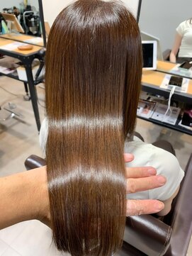 レオン(Re:ON) 縮毛矯正×ロングヘア