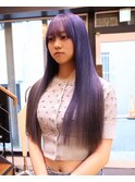 【mai】透明感ブルーラベンダー（ブリーチあり）