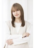【Totia梅田】ナチュラルストレート×ことりベージュ