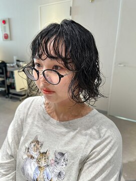 アム(amu) ボブパーマ/パーマボブ/ゆるふわパーマ/前髪パーマ/くせ毛パーマ