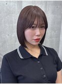 ベルボブ結べるボブ切りっぱなしラインボブ小顔カット20代30代