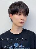 好印象◎黒髪ショート×マッシュで優しい雰囲気
